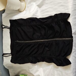 Elegant Black Zippered Shirt